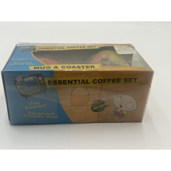 STEWIE FAMILY GUY MUG AND COASTER SET FACTORY PACKAGED Essential Coffee Set - Picture 2 of 11